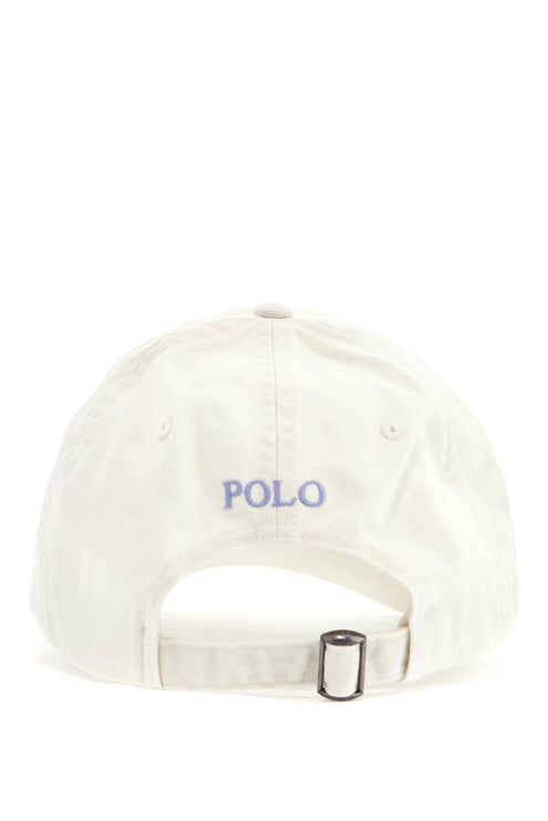 Polo Ralph Lauren curved brim hat parchment cream 100% cotton adjustable