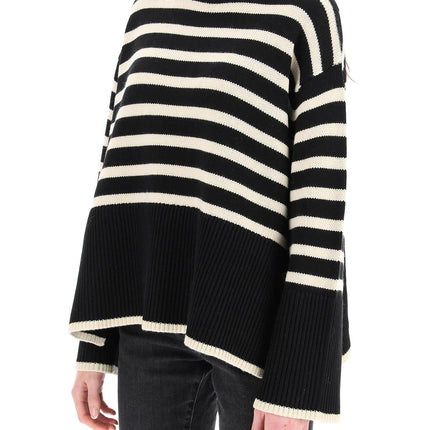 Toteme striped wool cotton turtleneck