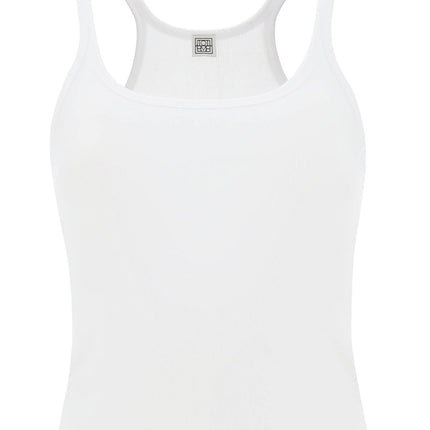 Toteme scoop neck rib tank top