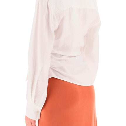 Jacquemus 'la chemise bahia' draped blouse