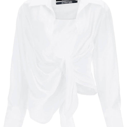 Jacquemus 'la chemise bahia' draped blouse