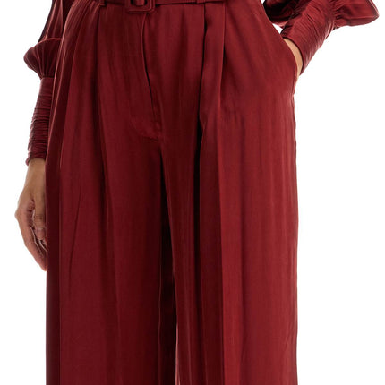 Zimmermann silk satin palazzo pants in nine