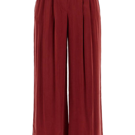 Zimmermann silk satin palazzo pants in nine