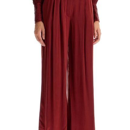 Zimmermann silk satin palazzo pants in nine