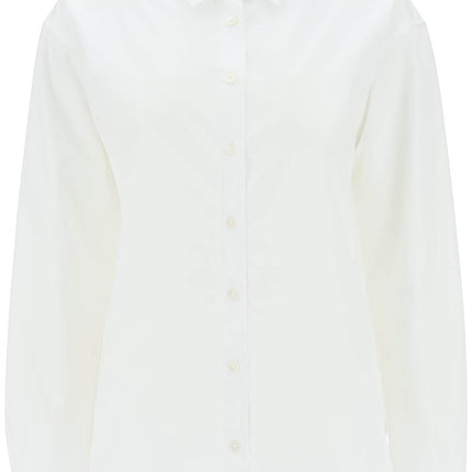 Toteme oversized organic poplin shirt