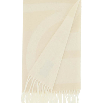 Toteme monogram jacquard wool scarf