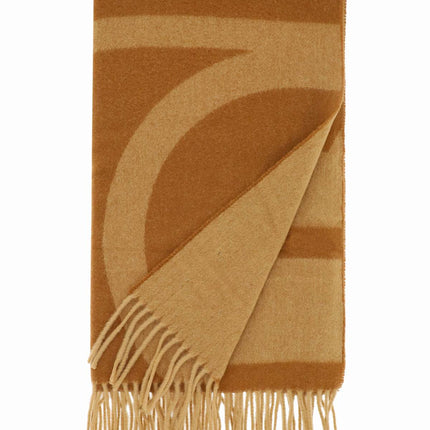 Toteme monogram jacquard wool scarf