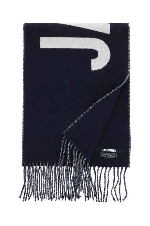 Jacquemus logo wool scarf