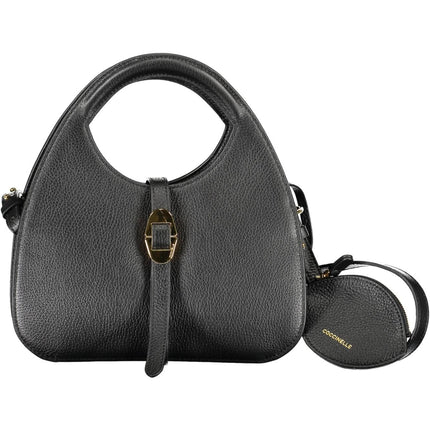 Black Leather Women Handbag