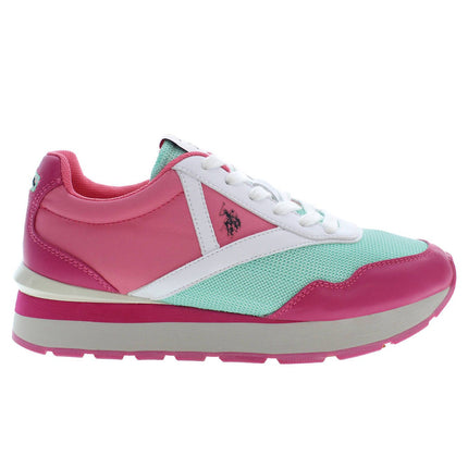 Sneaker sport alti rosa chic