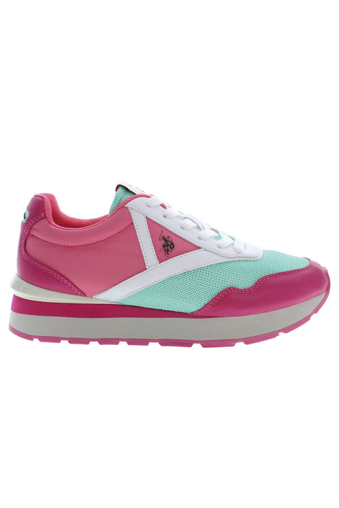 Sneaker sport alti rosa chic