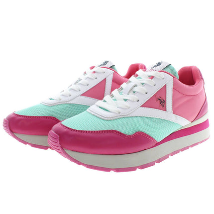 Sneaker sport alti rosa chic