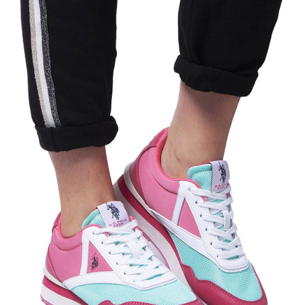 Sneaker sport alti rosa chic