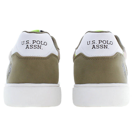 Green Polyester Men Sneaker