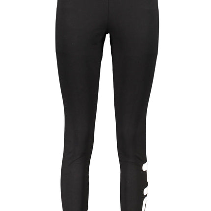 Elastische Leggings met hoge taille-logo-print