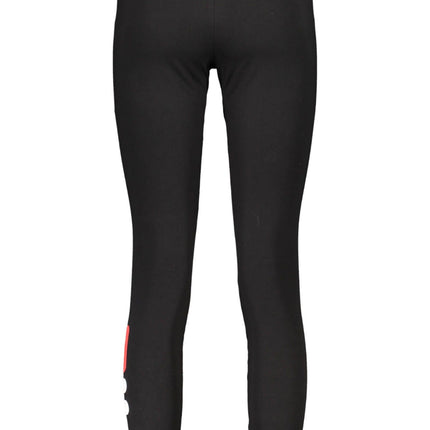 Elastische Leggings met hoge taille-logo-print