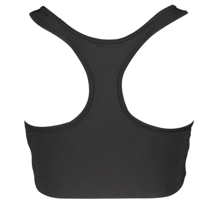 Chic Halterneck Sports Bra avec imprimé logo