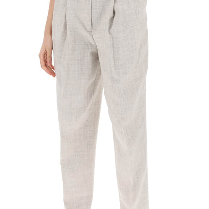 Toteme tailored trousers with double pleat