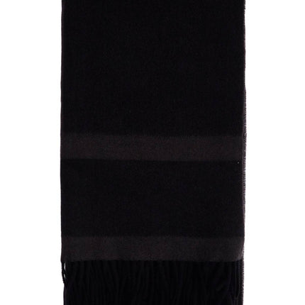 Toteme charcoal grey monogram jacquard wool scarf