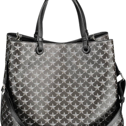 Black PVC Women Handbag