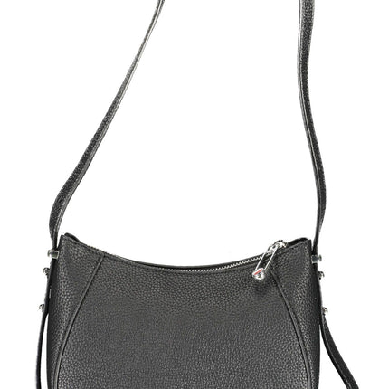 Black Polyethylene Women Handbag