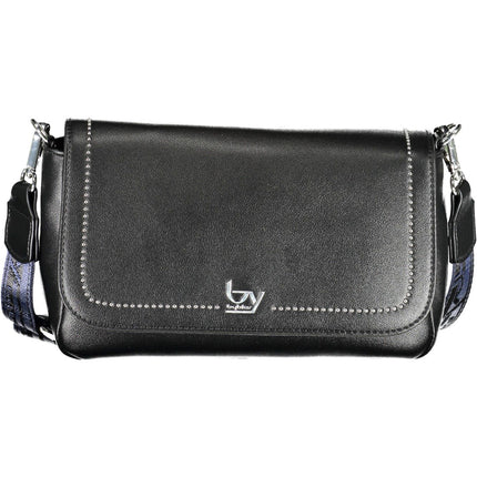 Black Polyethylene Women Handbag