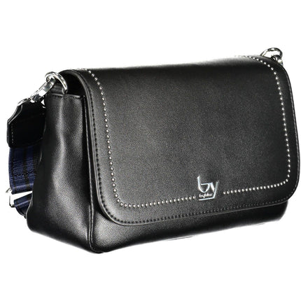 Black Polyethylene Women Handbag