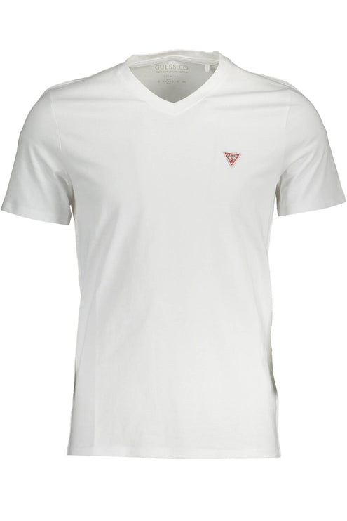 Slanke slanke v-hals logo T-shirt