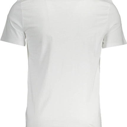 Slanke slanke v-hals logo T-shirt