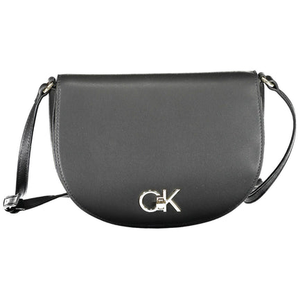 Black Polyester Womens Handbag