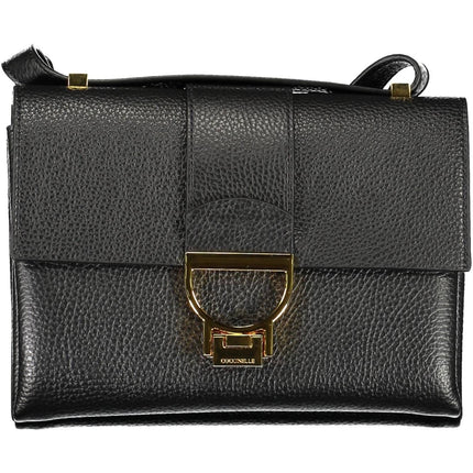 Black Leather Women Handbag