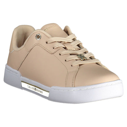 Pink Leather Women Sneaker