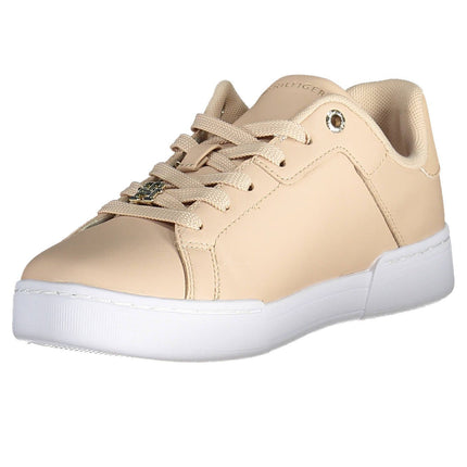 Pink Leather Women Sneaker