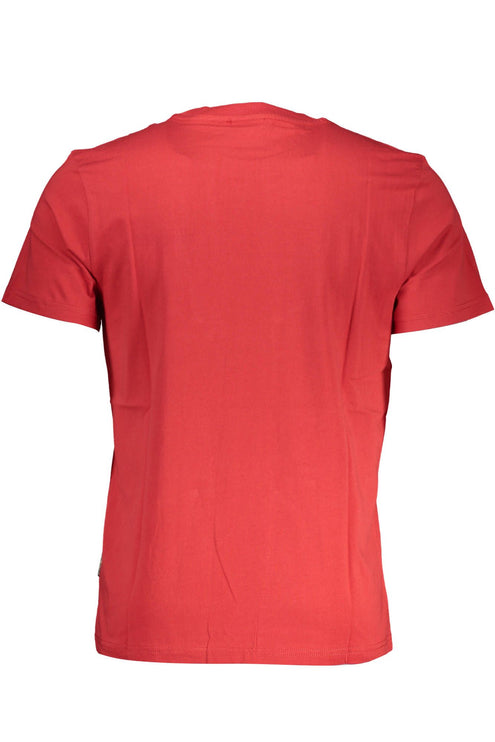 Red Cotton Men T-Shirt