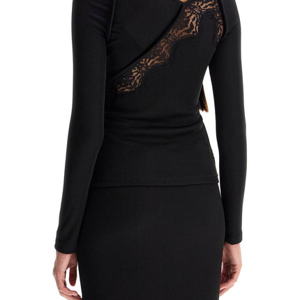 Christopher Esber long-sleeved top with lace