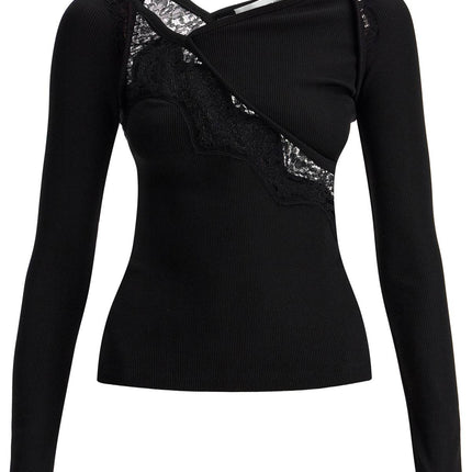 Christopher Esber long-sleeved top with lace