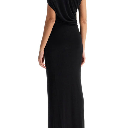 Christopher Esber asymmetric american neckline dress with asym