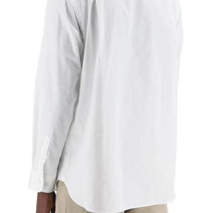 Sacai layered poplin effect shirt with