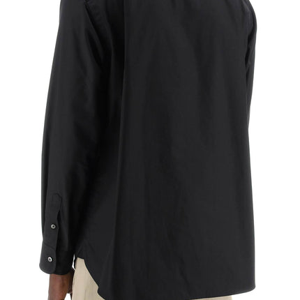 Sacai layered poplin effect shirt with