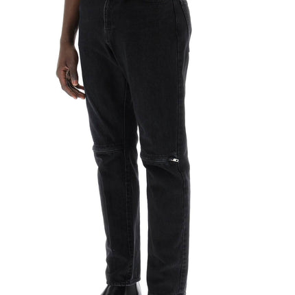 Sacai slim jeans with belt