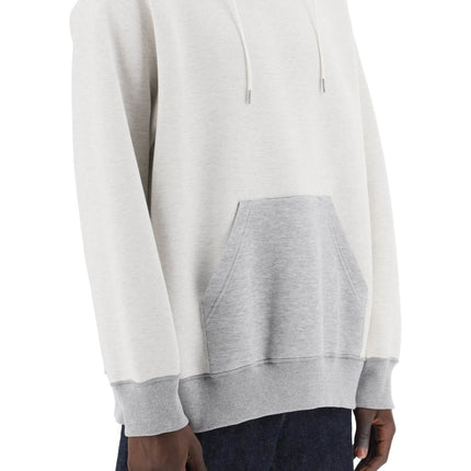 Sacai hooded sweatshirt with reverse