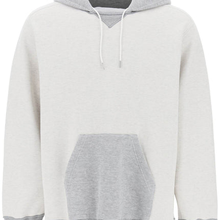 Sacai hooded sweatshirt with reverse