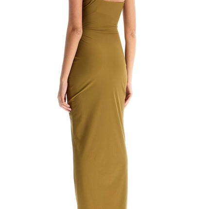 Christopher Esber maxi lycra dress with u-neckline