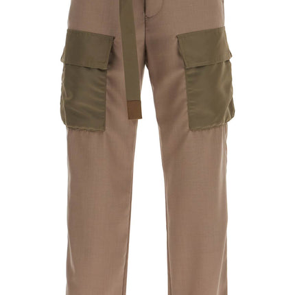 Sacai cargo pants with inserts