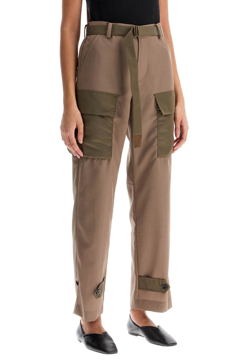 Sacai cargo pants with inserts