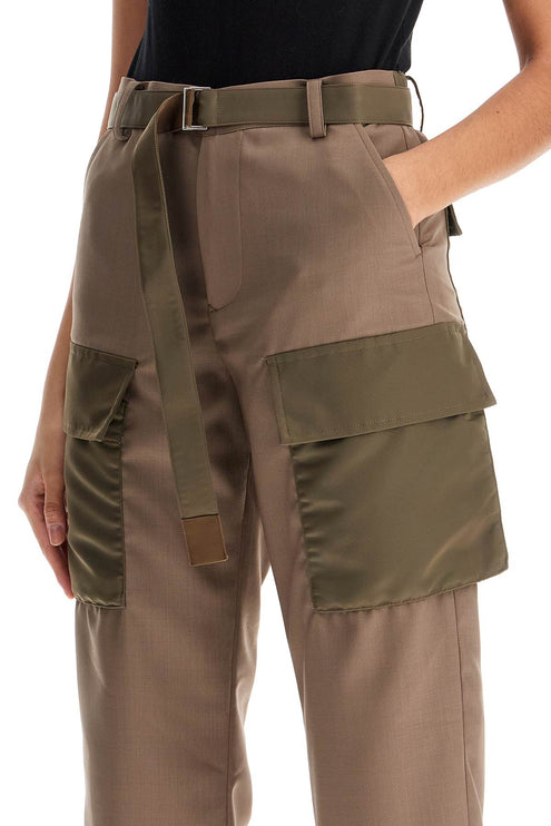 Sacai cargo pants with inserts