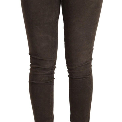 Chic Slim Fit Brown Skinny Jeans