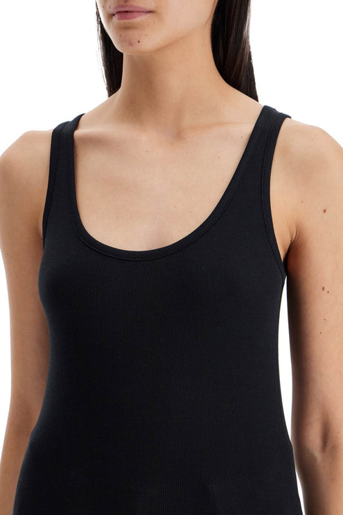 Toteme ribbed tank top with spaghetti