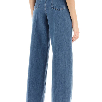 Toteme wide leg jeans in organic cotton