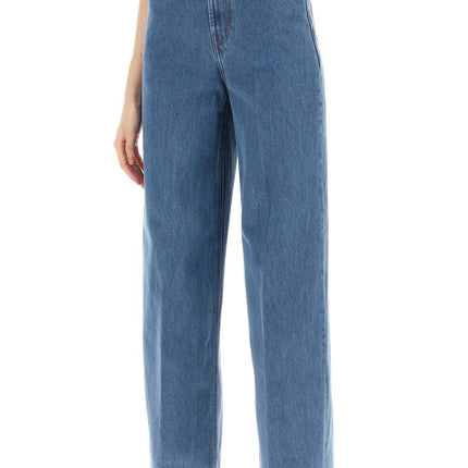 Toteme wide leg jeans in organic cotton